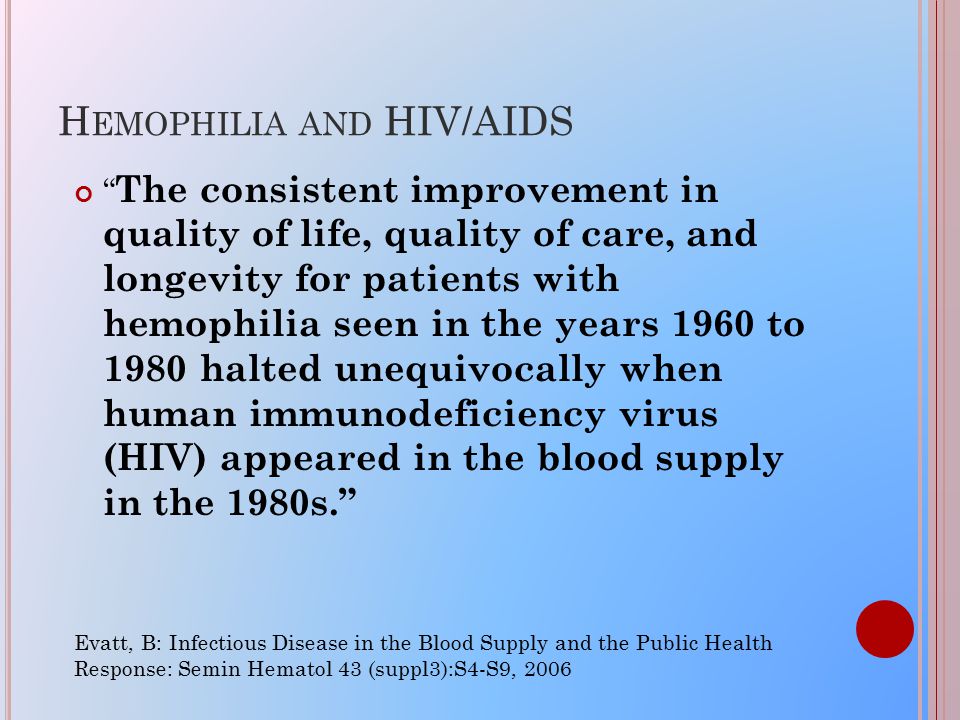 Bleeding Disorders: They're Back - ppt download