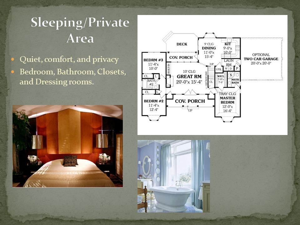 Sleeping/Private Area