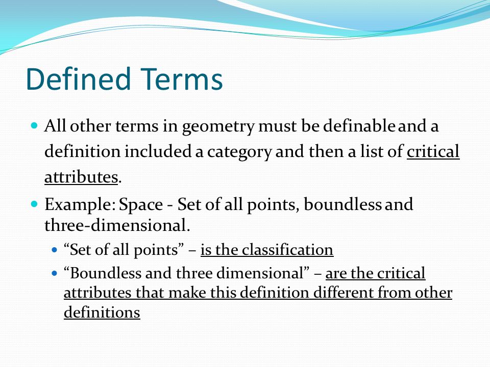 Foundations of Geometry - ppt video online download