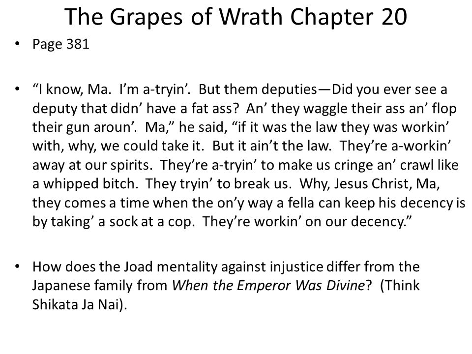 grapes of wrath quotes by chapter