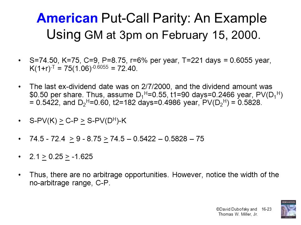 Chapter 16 Arbitrage Restrictions On Option Prices Ppt Video Online Download