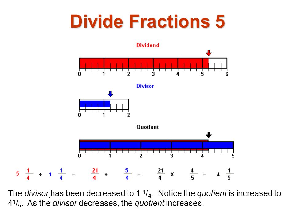 Divide Fractions 5