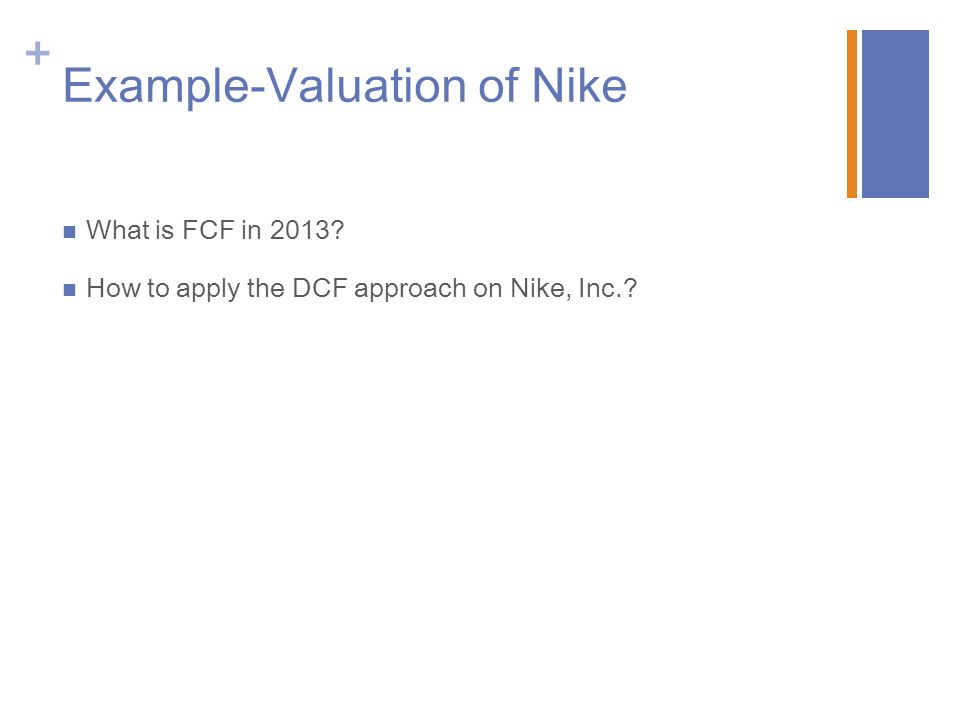 Example-Valuation of Nike