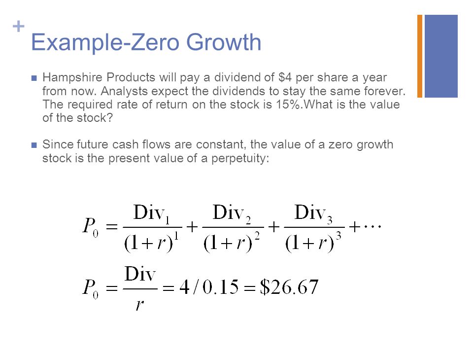 Example-Zero Growth