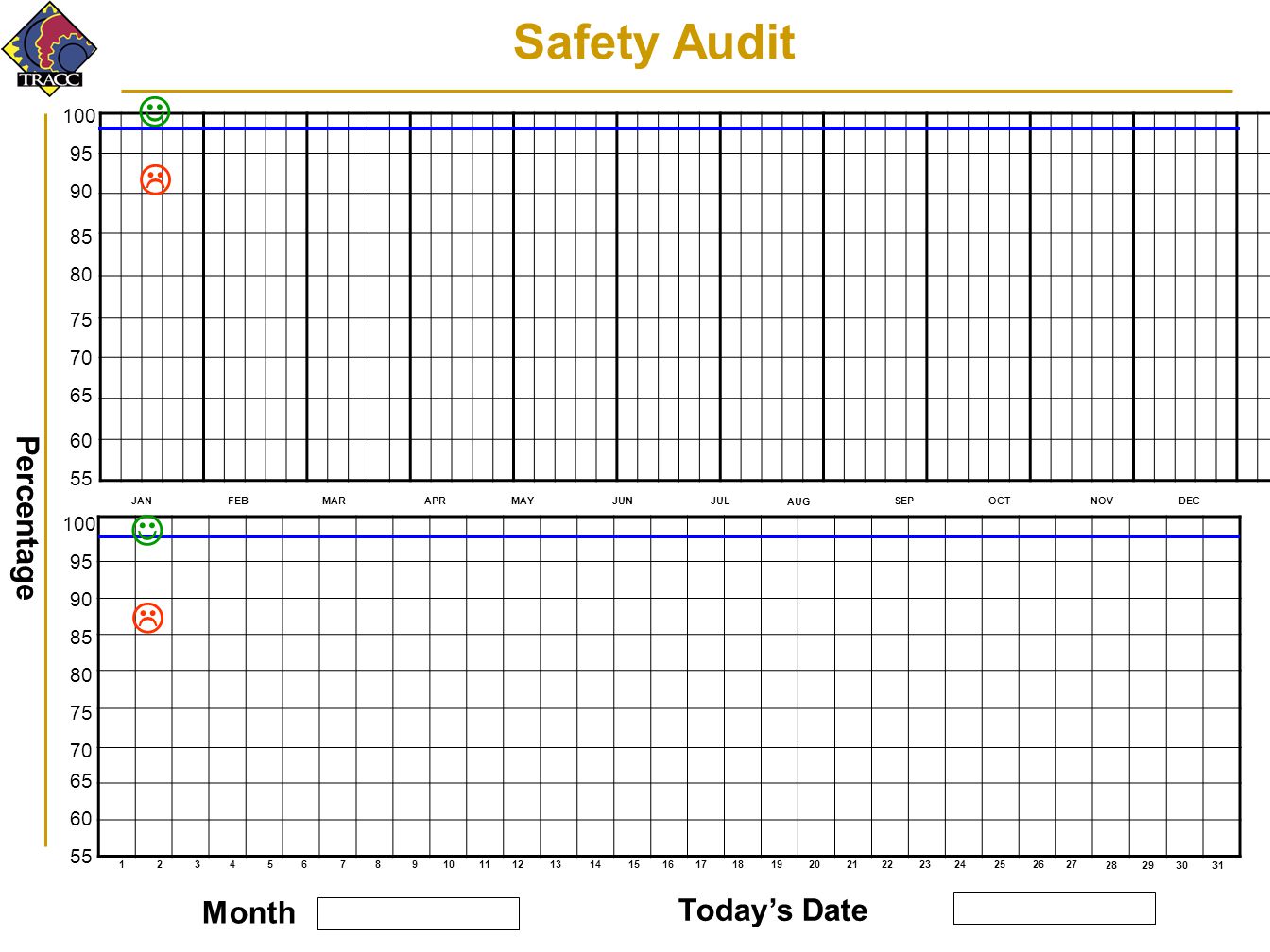 Safety Audit     Percentage Month Today’s Date