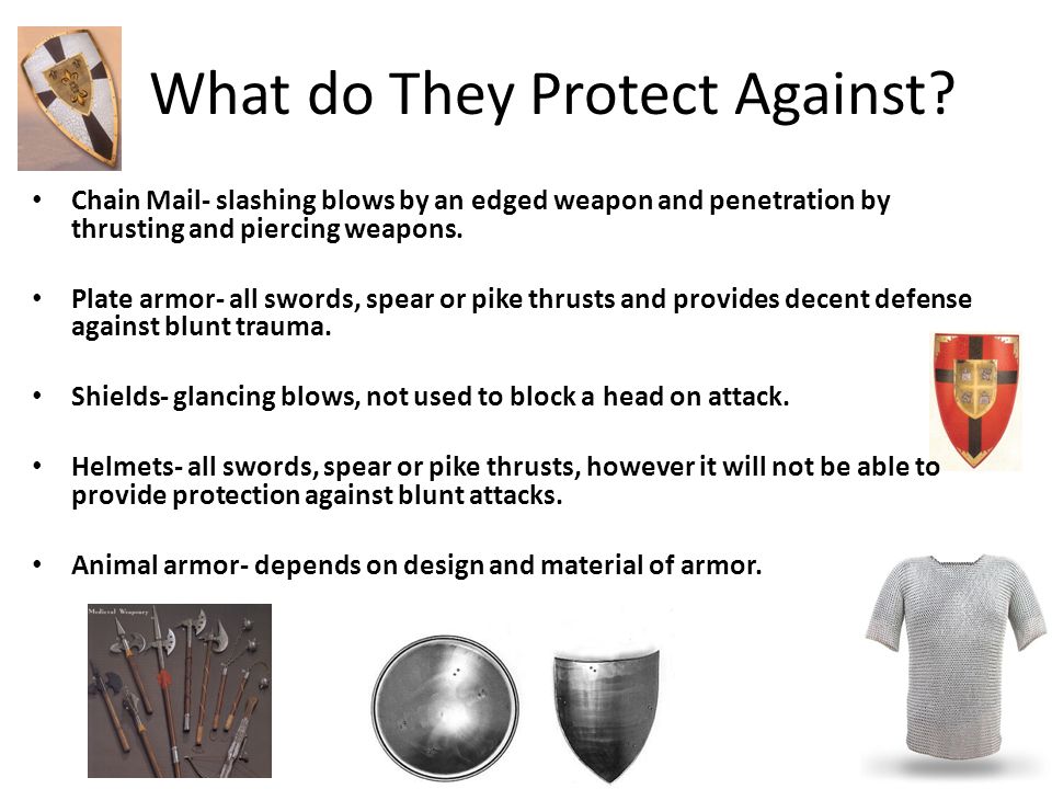 What do They Protect Against
