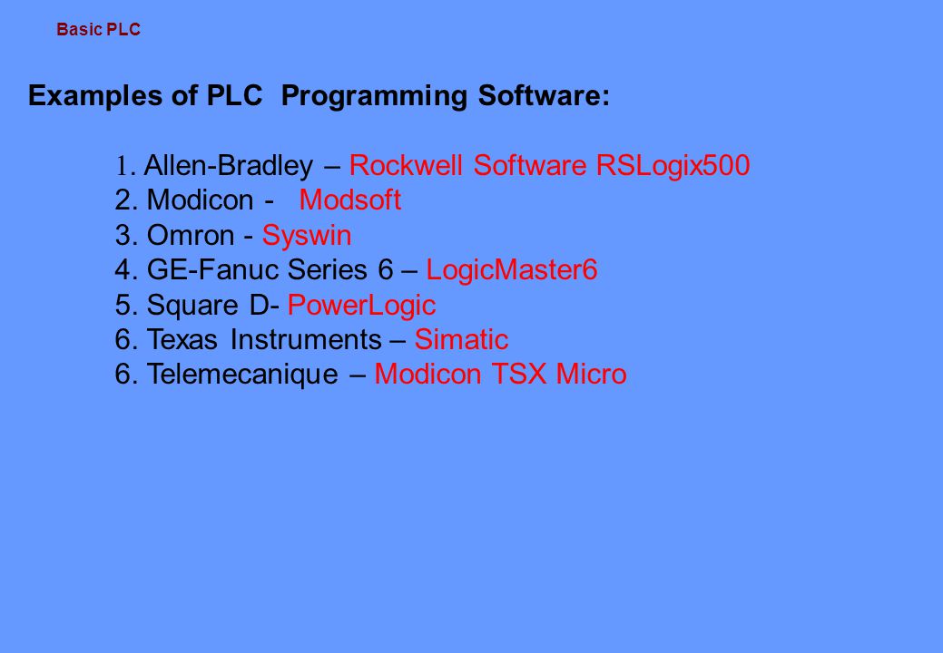 Samples program. Programming software примеры. Software programs примеры. PLC examples. Basic тема.