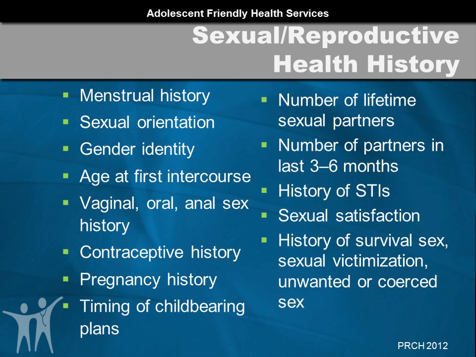 Sexual/Reproductive Health History