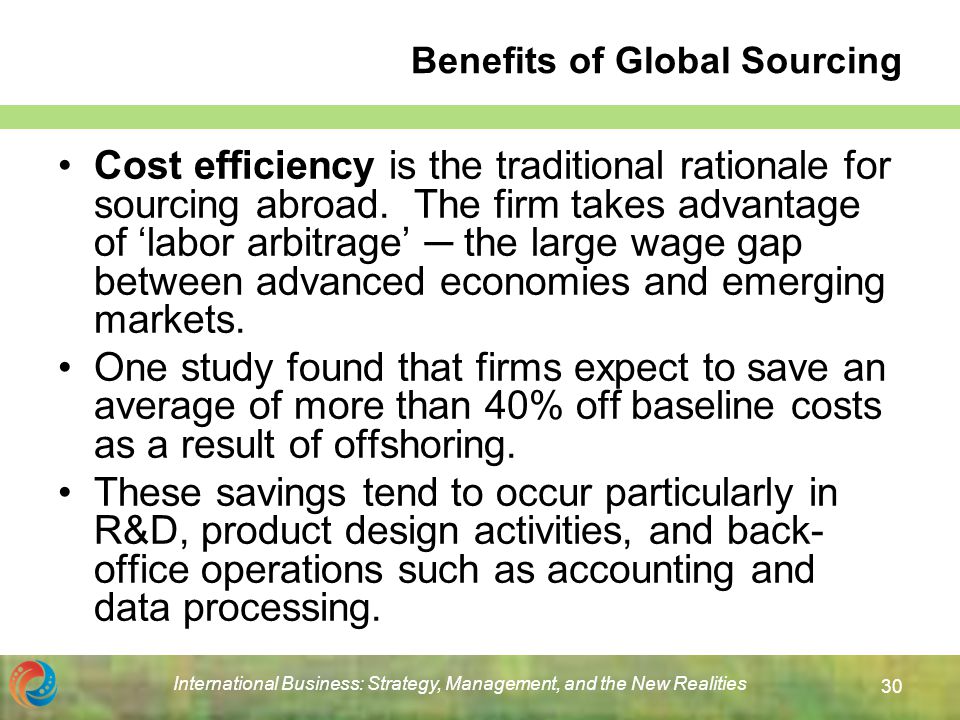 how global sourcing can benefit a business