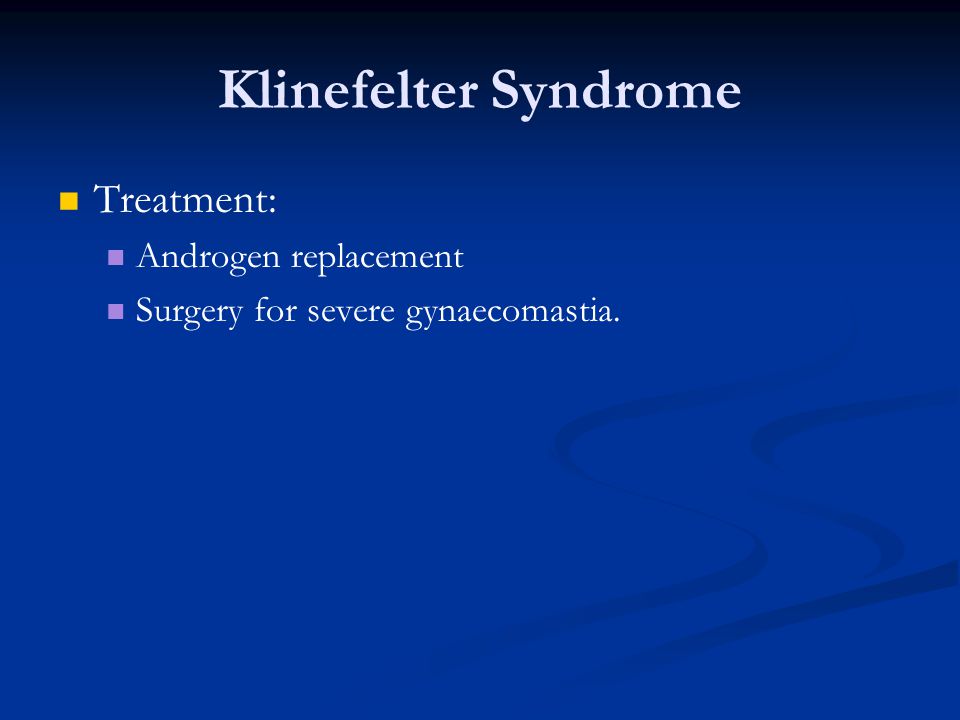 Реферат: Klinefelter Syndrome Essay Research Paper Klinefelter syndrome