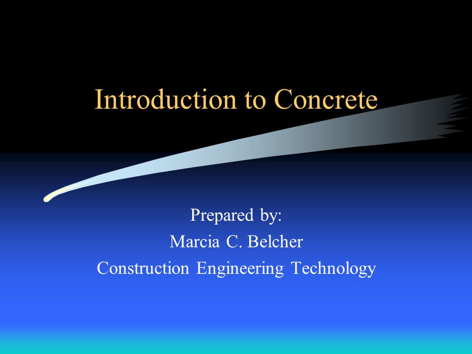 Introduction to Concrete
