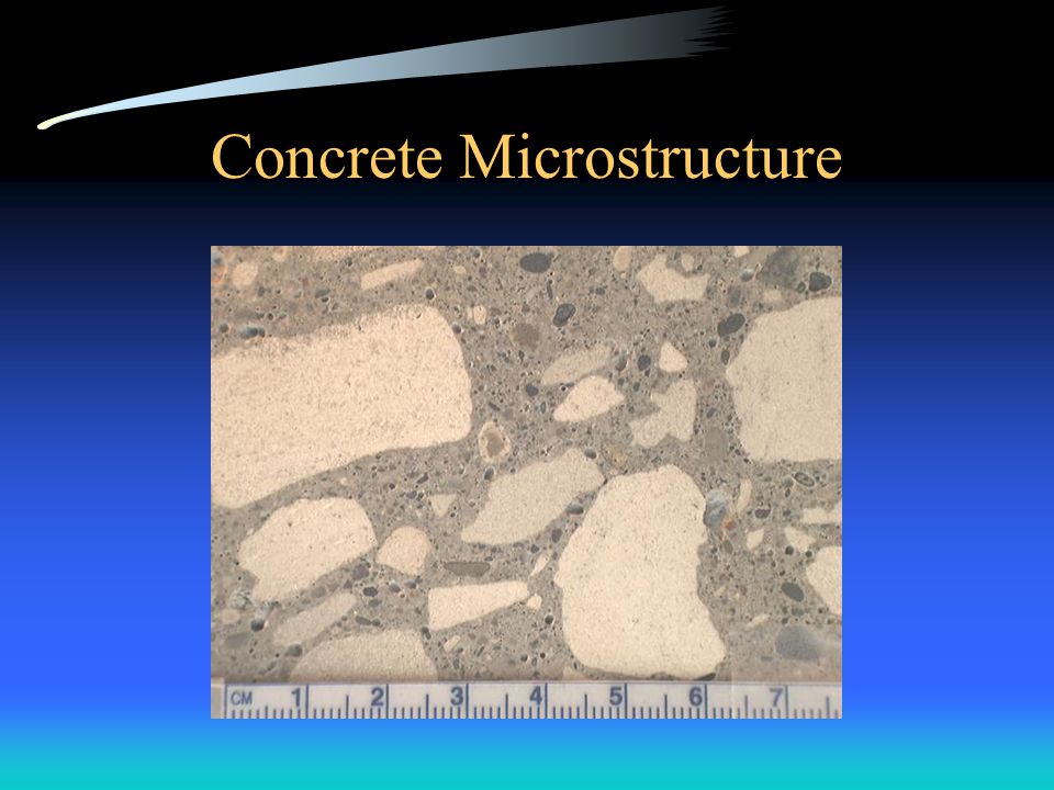 Concrete Microstructure