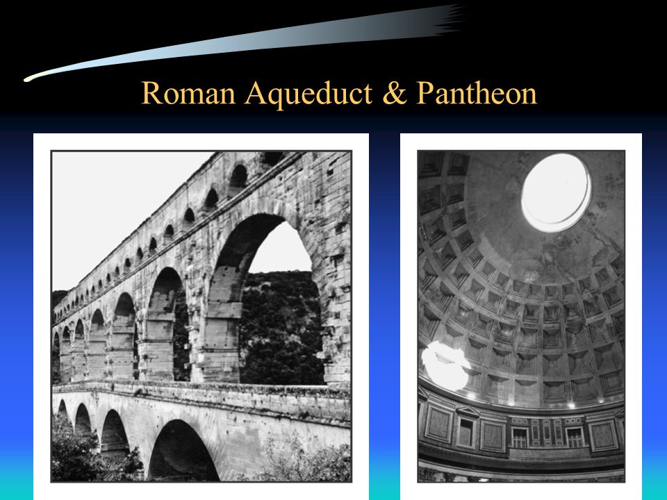 Roman Aqueduct & Pantheon