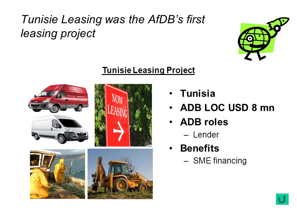Tunisie Leasing was the AfDB’s first leasing project
