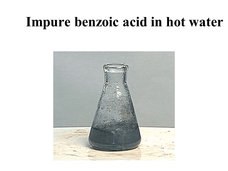 melting point of impure benzoic acid