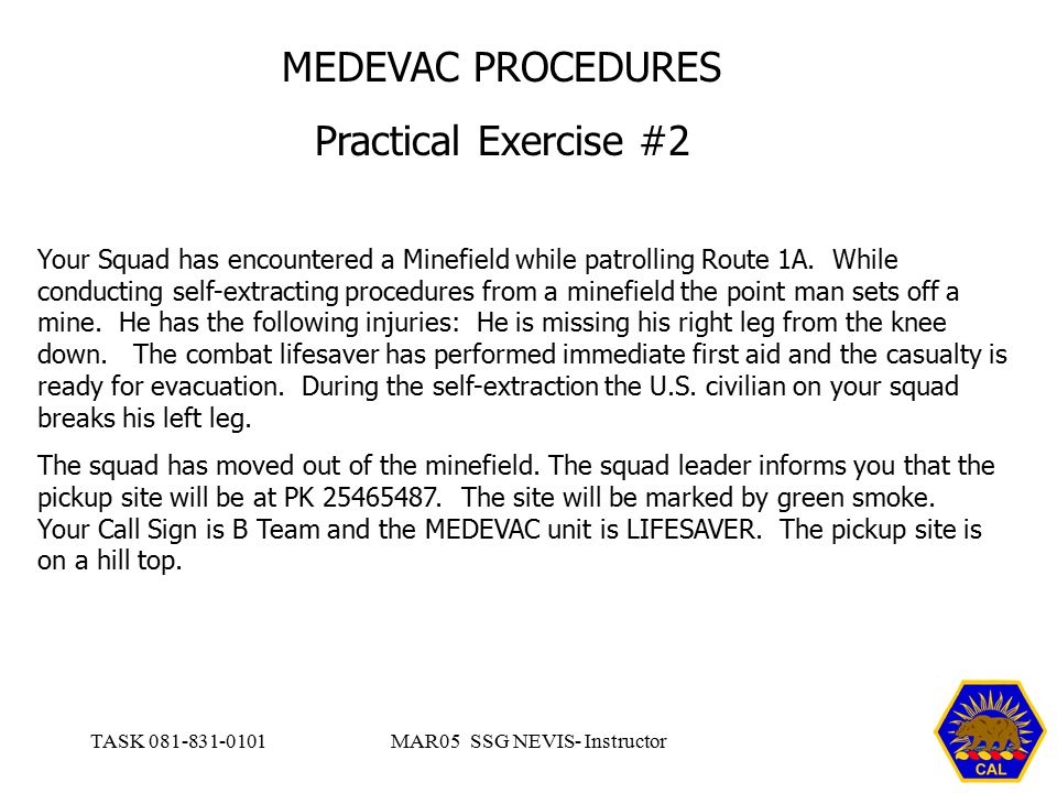 line 9 medevac request example medevac line scenarios 9 example
