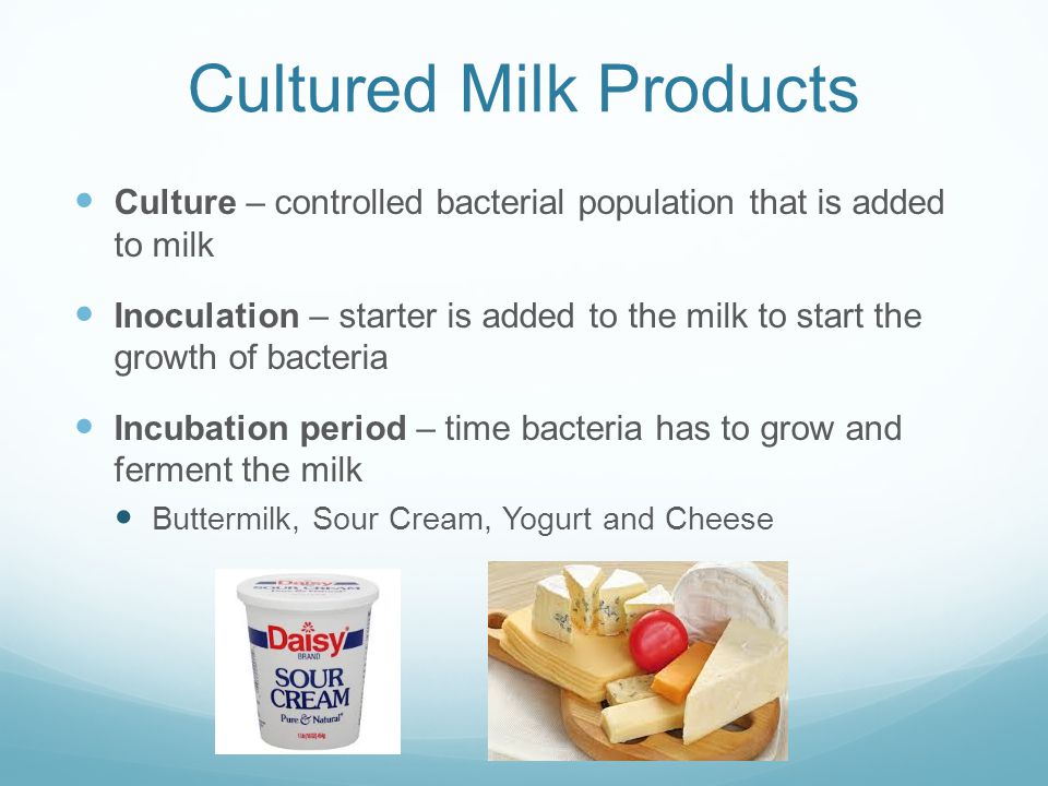 Cultured Milk Products