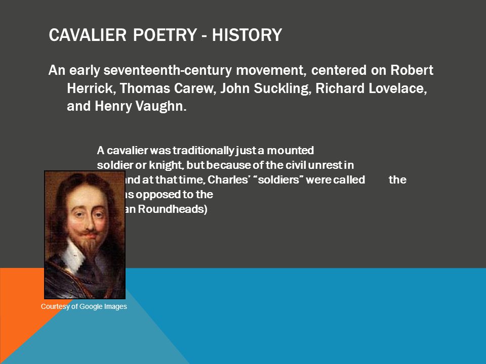 what is cavalier poetry