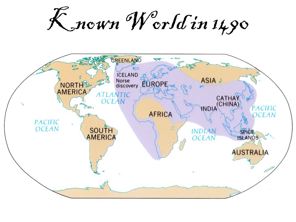 Known World in 1490