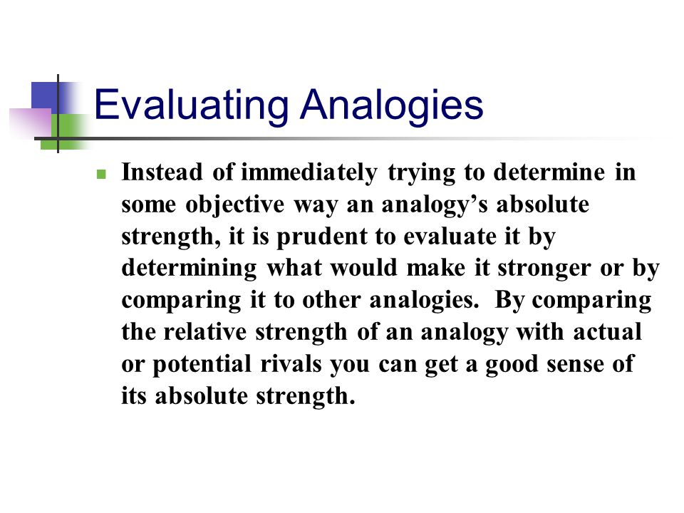 Evaluating Analogies