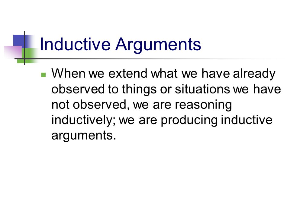 Inductive Arguments