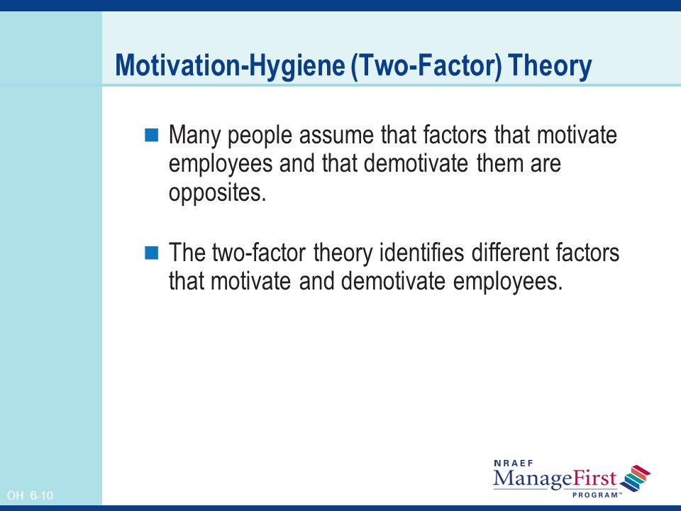Motivation-Hygiene (Two-Factor) Theory