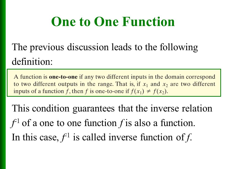 One To One Functions Ppt Video Online Download