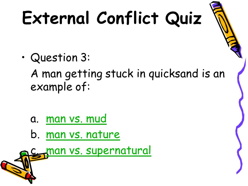 External Conflict Quiz