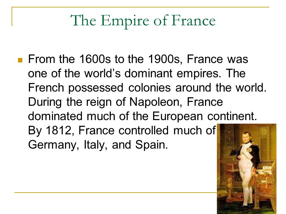 The Empire of France