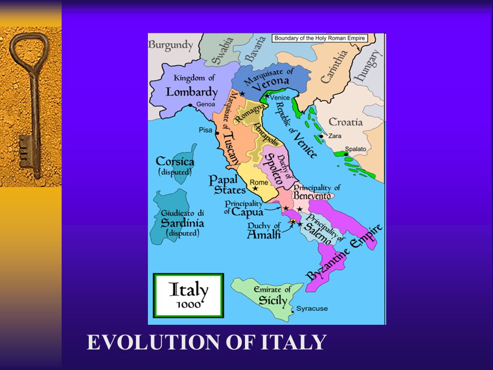 EVOLUTION OF ITALY