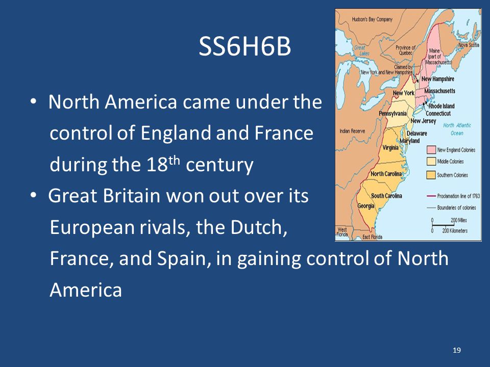 SS6H6B North America came under the control of England and France