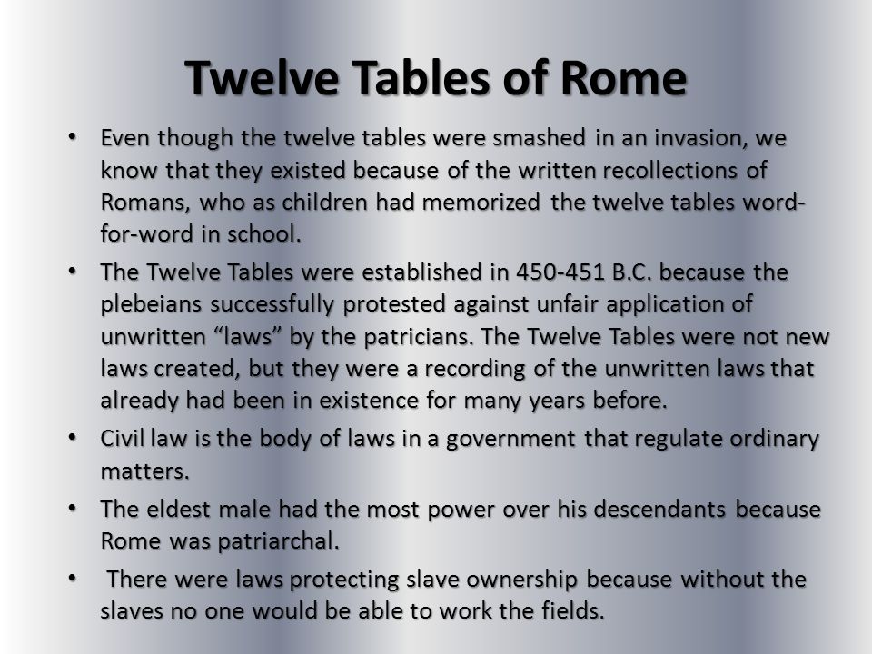 Laws and Government of Ancient Rome - ppt video online download