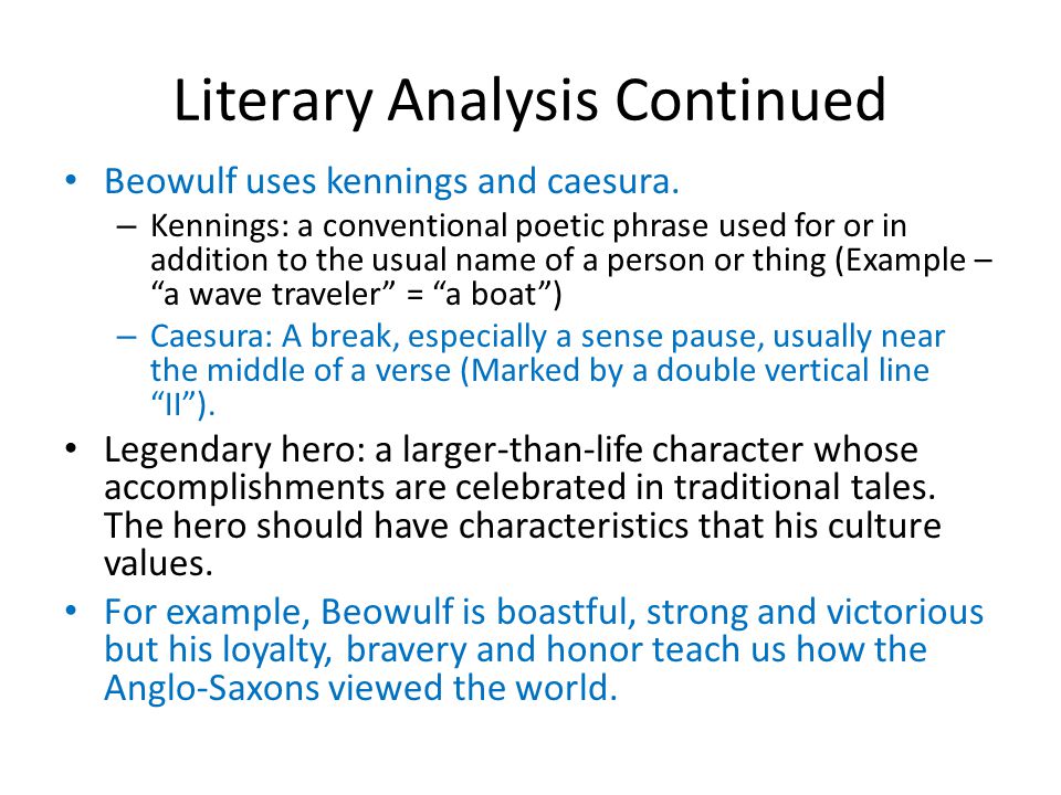 beowulf poem analysis