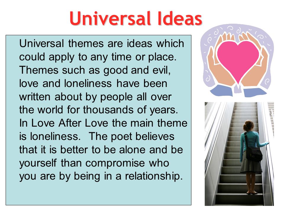 Universal Ideas