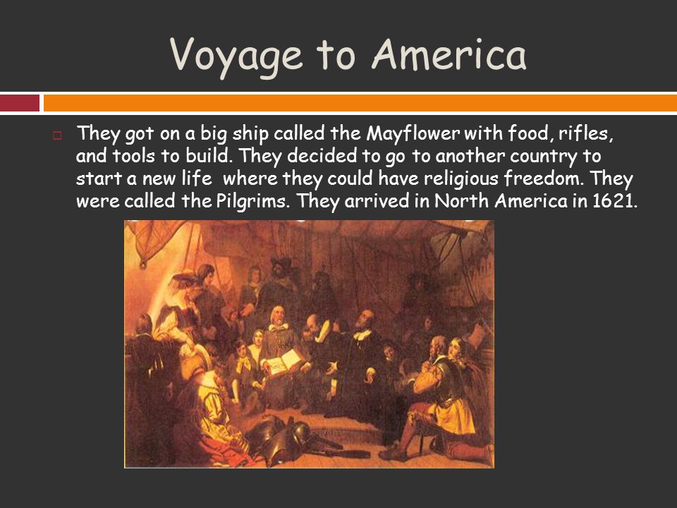 Voyage to America