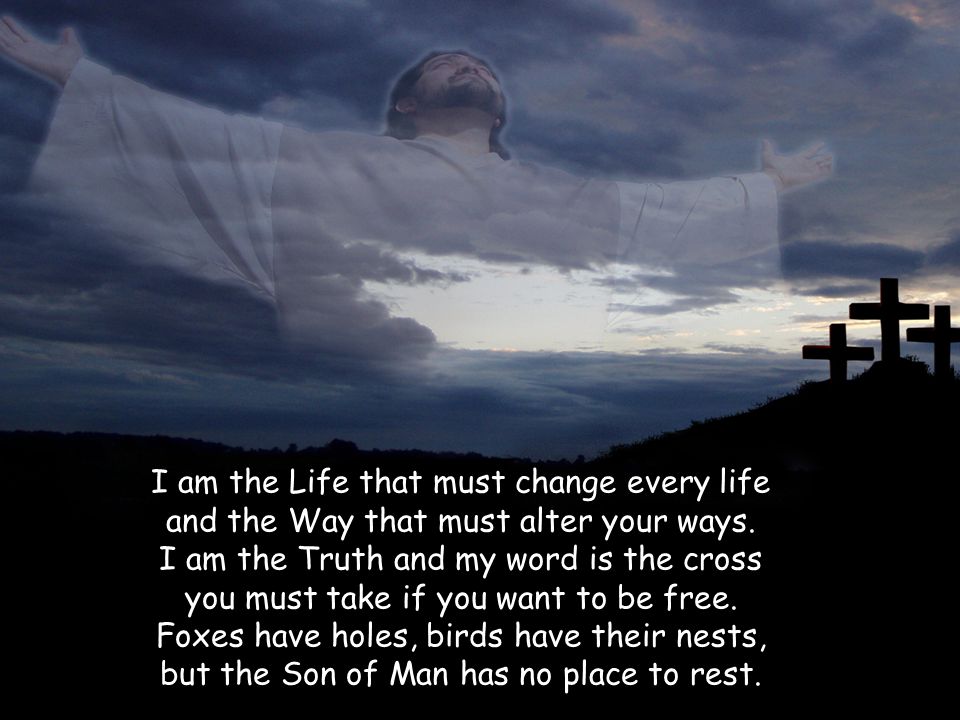 I am the Life that must change every life