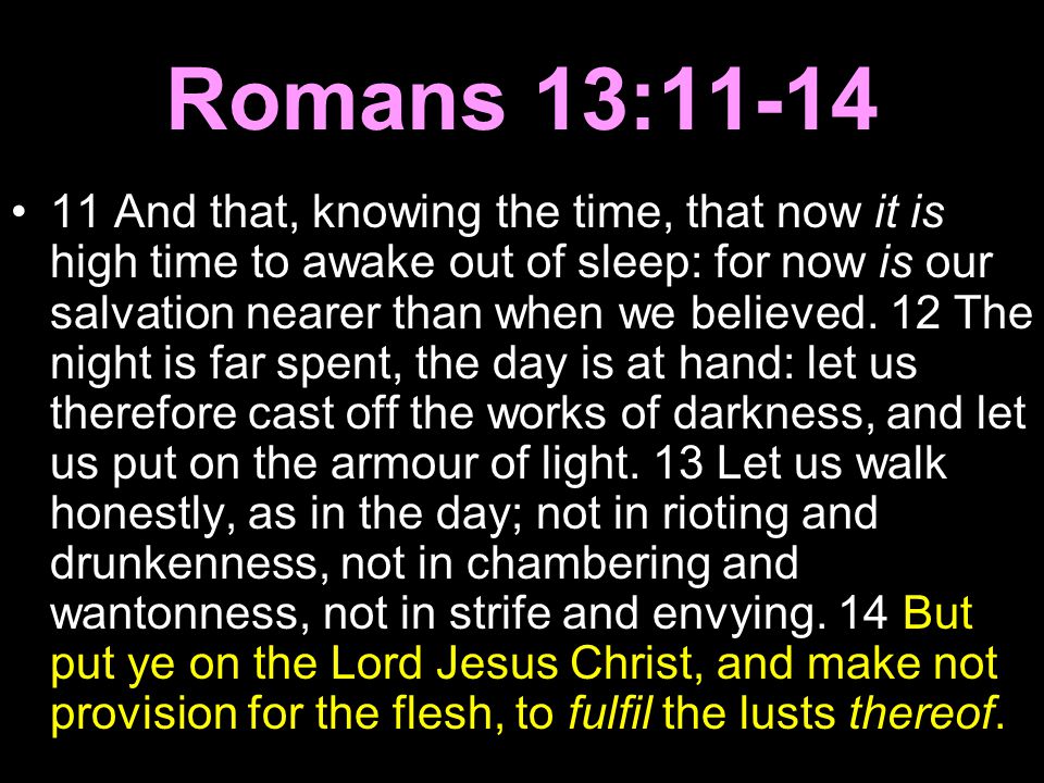 Romans 13 11 14 Commentary romans-13-11-14-commentary