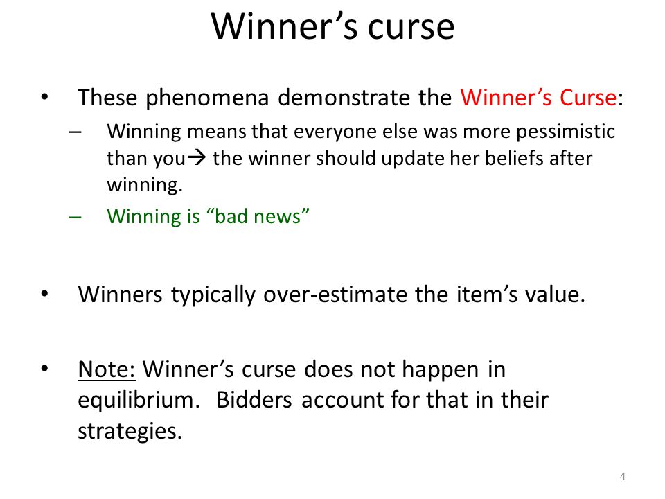 Winner's Curse - Meaning, Explained, Examples, How To Avoid?