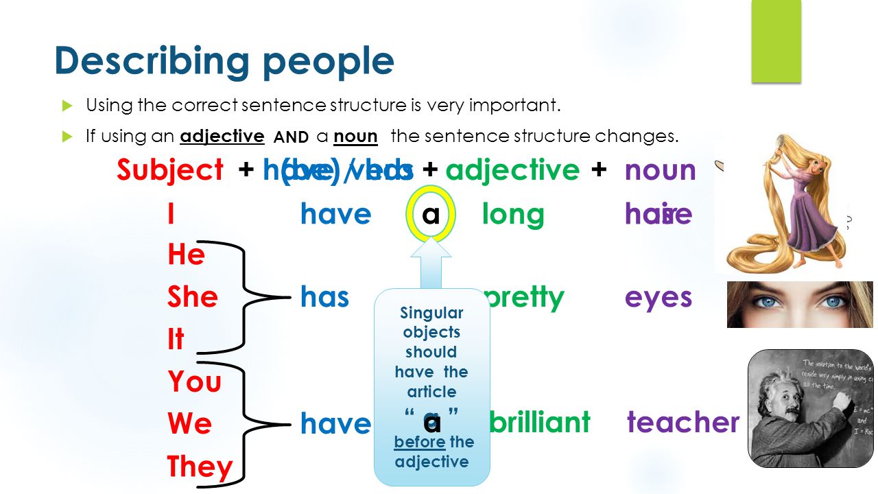 Using Be And Have To Describe People Ppt Video Online Download