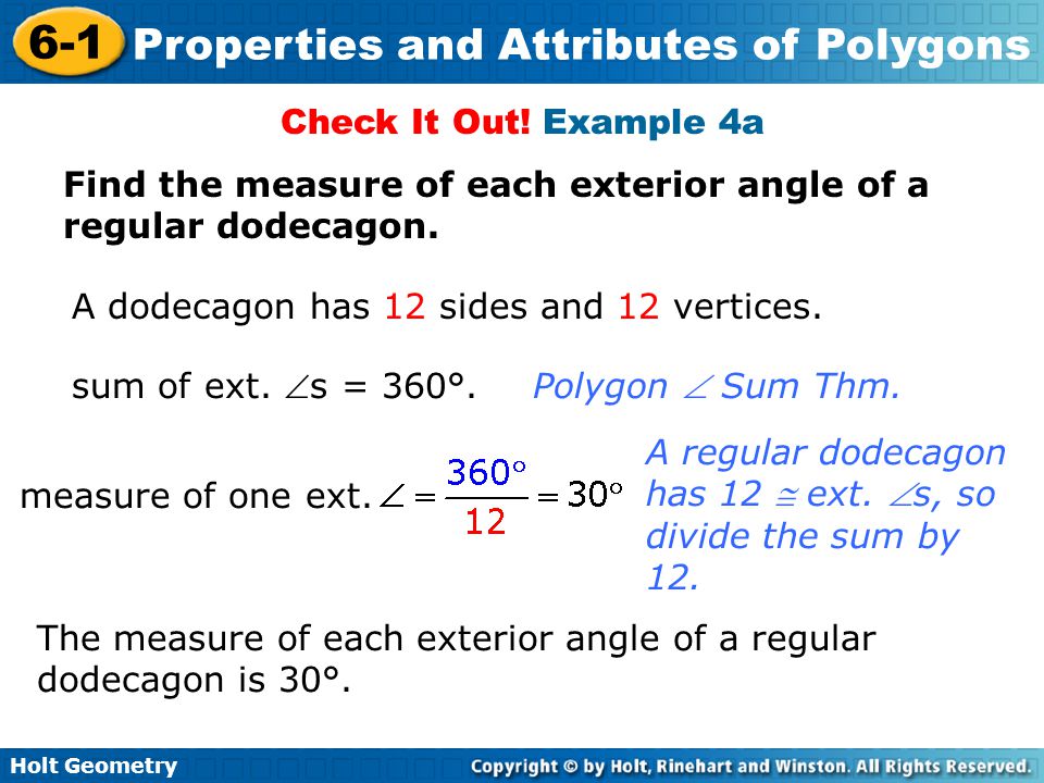 6 1 Properties And Attributes Of Polygons Warm Up Lesson