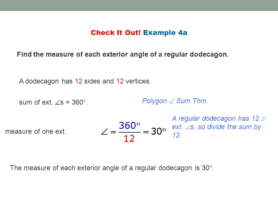 Each Interior Angle Of A Regular Decagon Measures