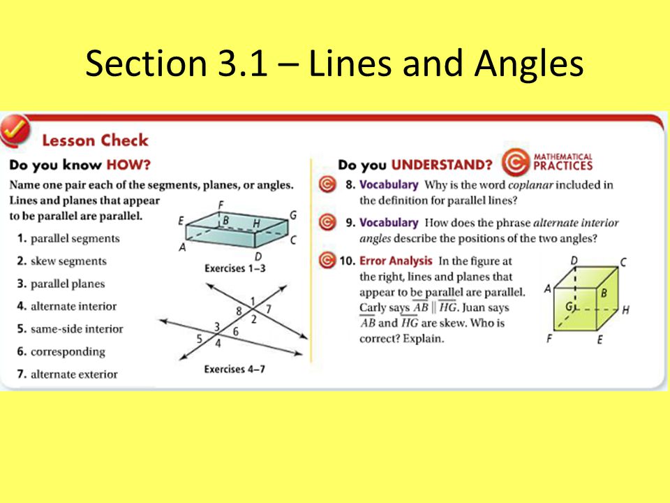 Ch 3 Parallel And Perpendicular Lines Ppt Video Online