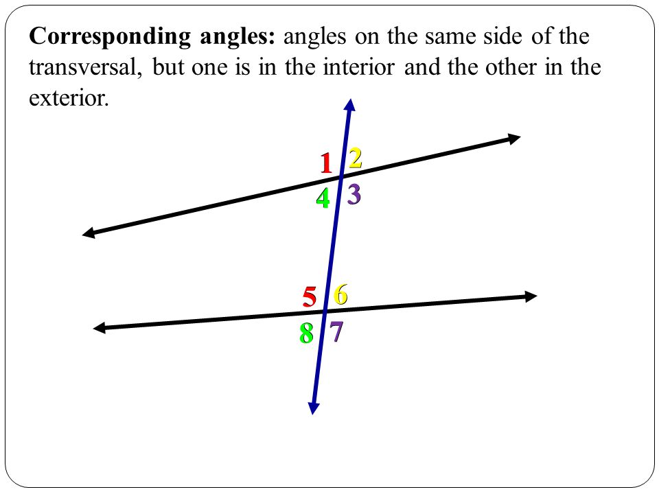 4 5 Introduction To Parallel Lines Ppt Video Online Download