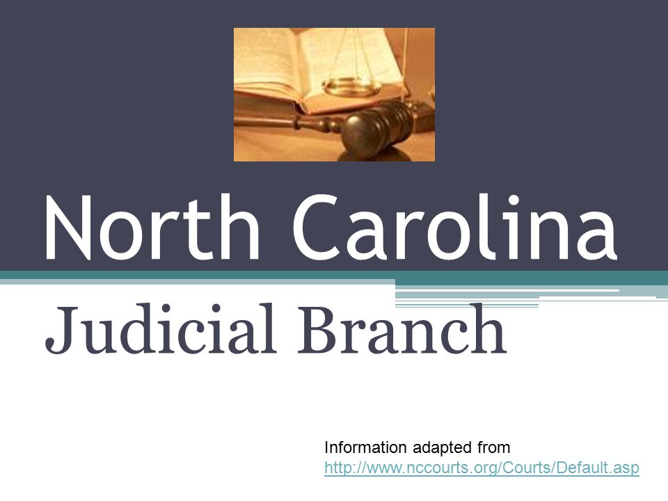 North Carolina Judicial Branch