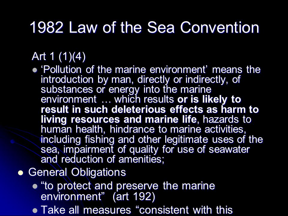 1982 Law of the Sea Convention