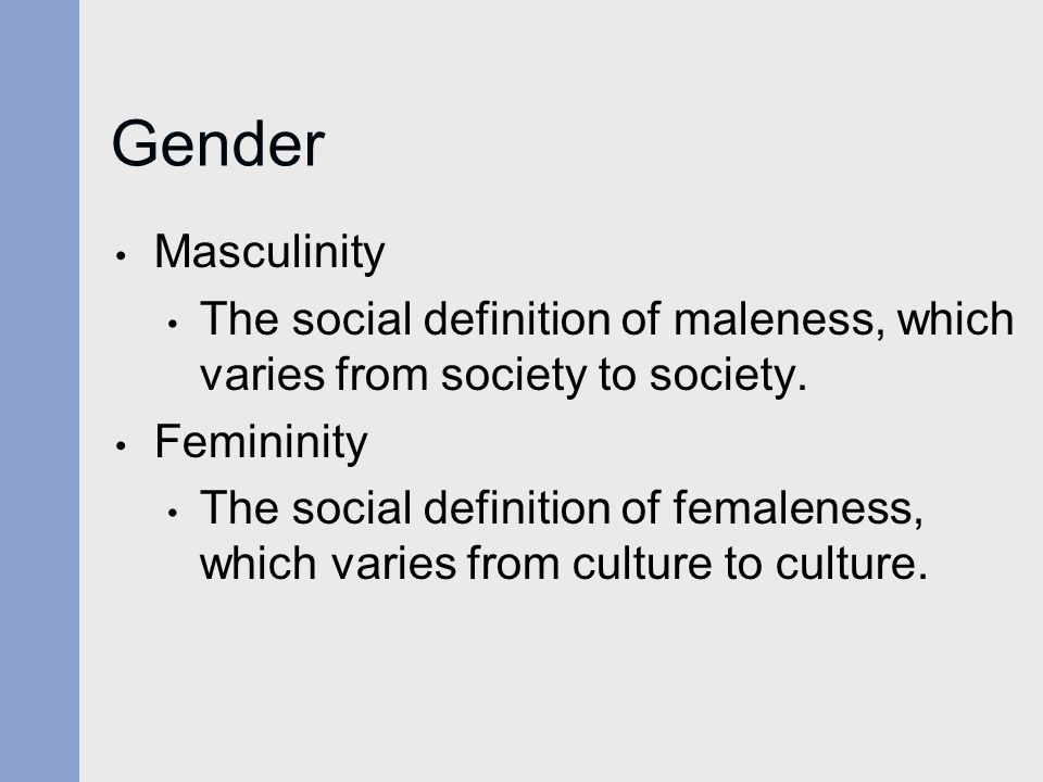femininity definition sociology