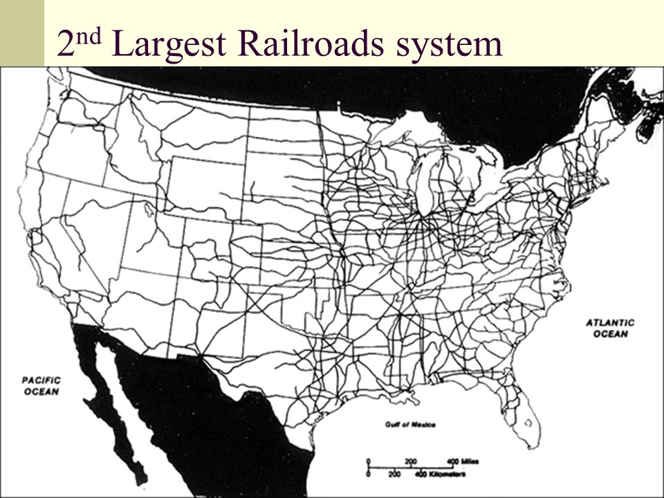 2nd Largest Railroads system