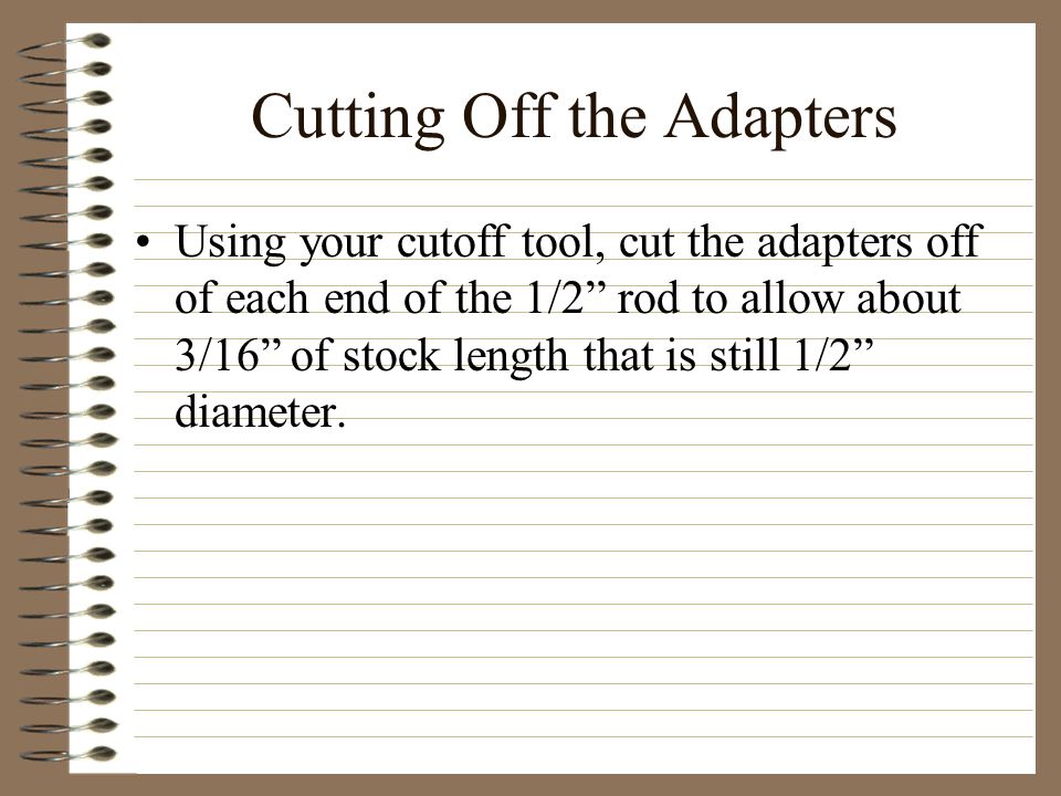 Cutting Off the Adapters