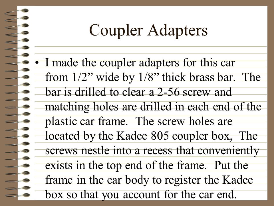 Coupler Adapters