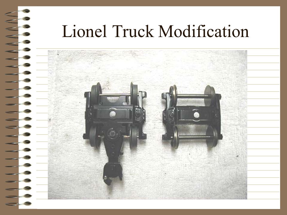 Lionel Truck Modification